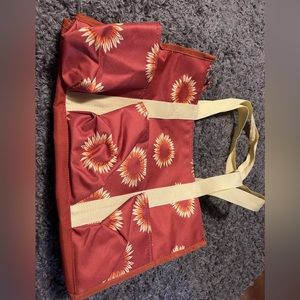 Thirty one tote bag,zip top utility tote